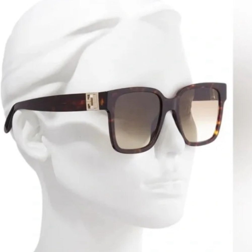 NWT Givenchy *Havana* 53mm Gradient Square Sunglasses